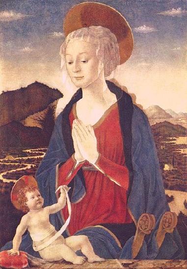 Alesso Baldovinetti Madonna and Child oil painting picture